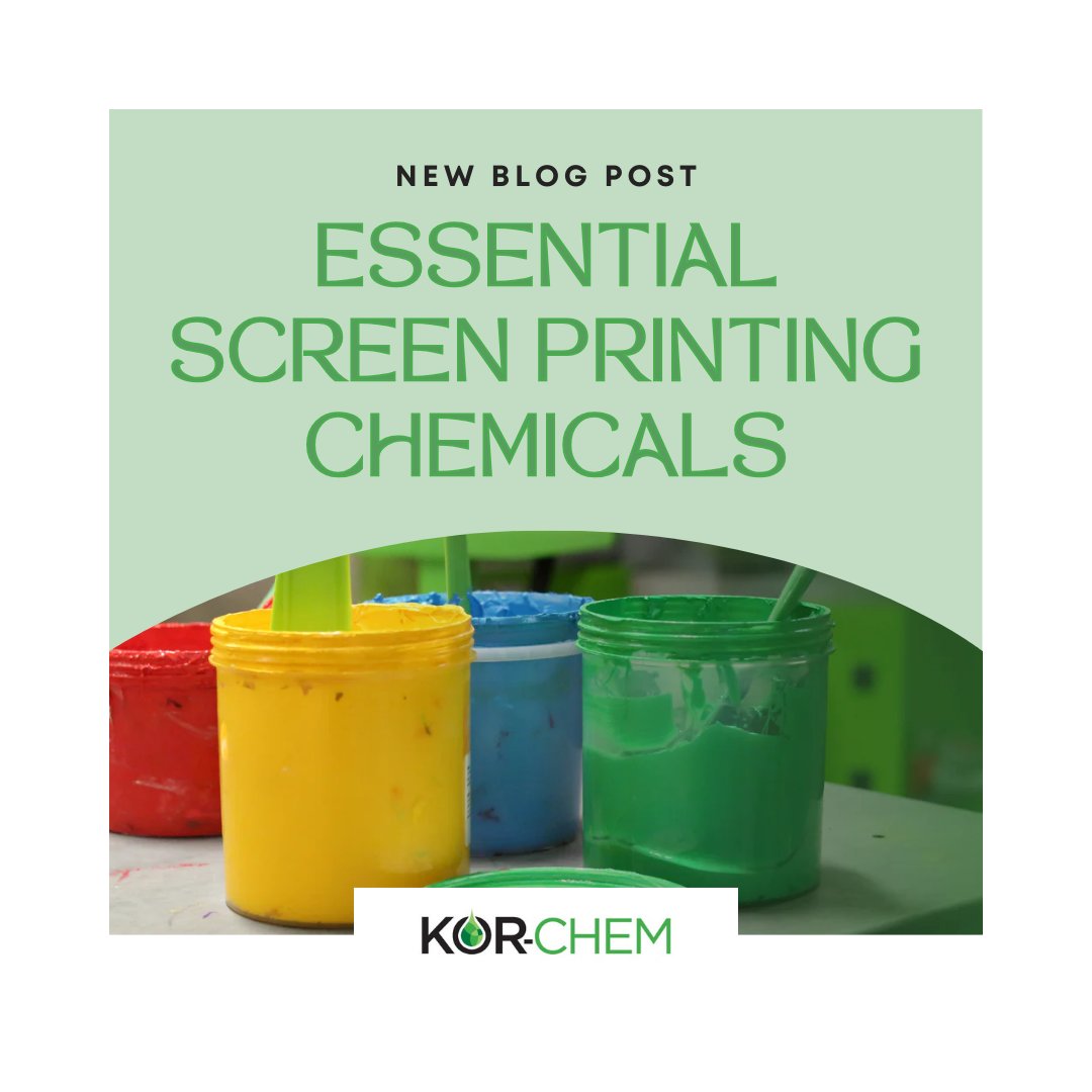 KorChemInc's tweet image. Dive in and discover how to enhance your artistic expression with the right chemistry. 🖌️✨

READ HERE: shop.kor-chem.com/blogs/screen-p…

#KorChem #ScreenPrinting #PrintingEssentials #ArtistryAndScience #PrintQuality #CreativeProcess