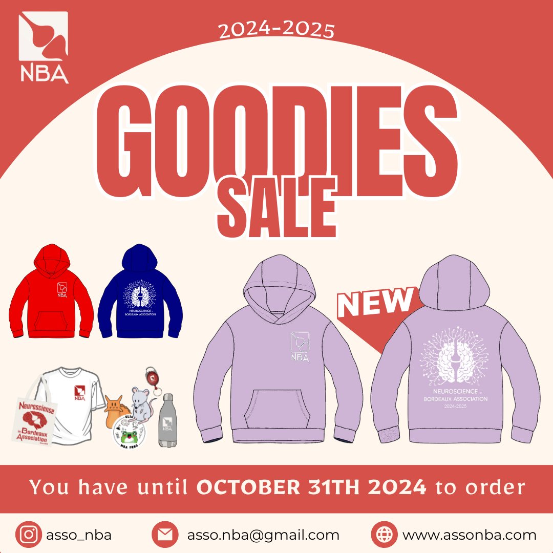 NBA goodies are back with a new look, this year’s hoodie color is “Blue Lavander” and with a brand new logo !
You have until Thursday October 31 to place your order by filling in the google form : docs.google.com/forms/d/e/1FAI… 
Cheers, the NBA