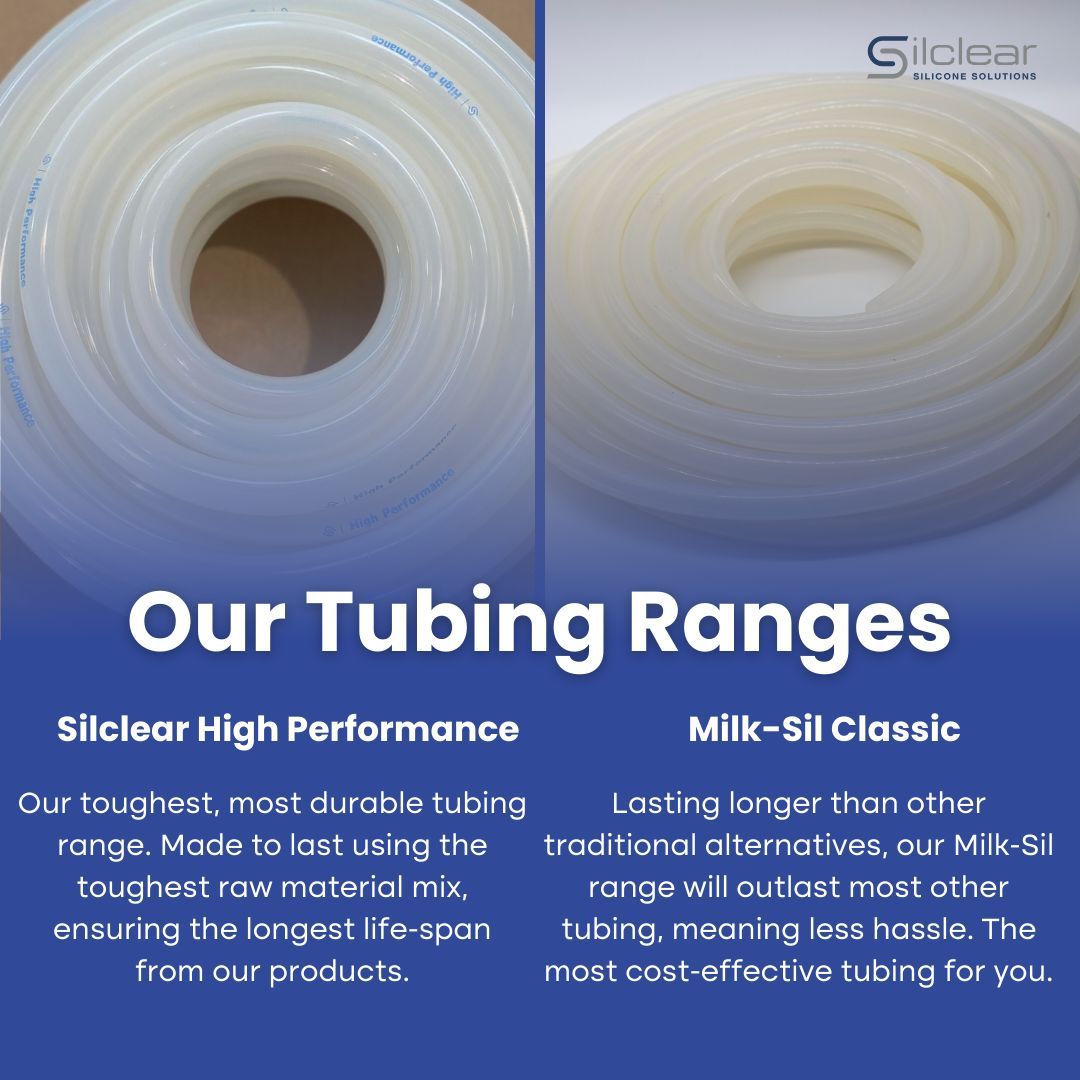 silclear's tweet image. 💡 Discover Our Tubing Ranges! 💡 At Silclear, we offer two premium tubing options to fit your farm&apos;s needs.

Whichever you choose, Silclear has you covered for top-quality, long-lasting tubing.

#Silclear #TubingSolutions #FarmEfficiency #DairyTech #FarmInnovation