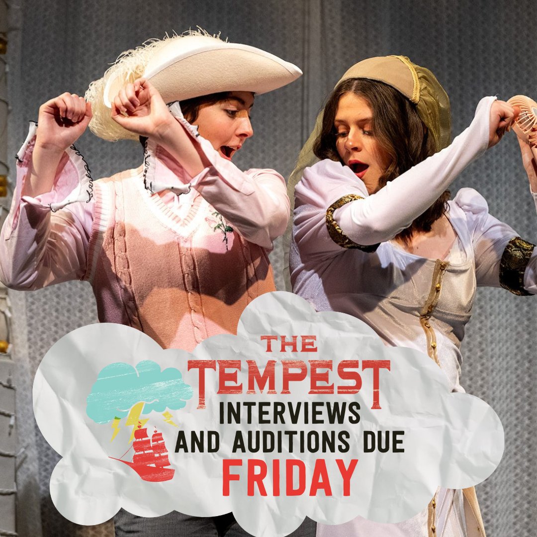 'Tis the time for thou to apply! Audition videos and backstage forms for A LITTLE SHAKESPEARE: THE TEMPEST are due FRIDAY OCT 25!🌊💙
tworivertheater.org/a-little-shake…

📸 by Brad Resnick