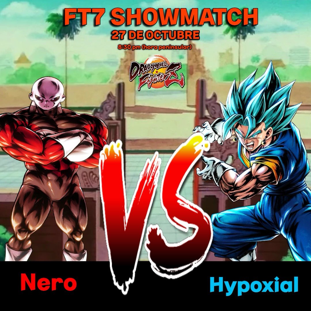 Volvemos a las andadas!!

ESTE DOMINGO 27 DE OCTUBRE F7 SHOWMATCH.

8:30 PM en mi canal de twitch: twitch.tv/ttv_boros

<a href="/FacuX_FGC/">NerO</a>  VS <a href="/THypoxial/">LS | Hypoxial</a>