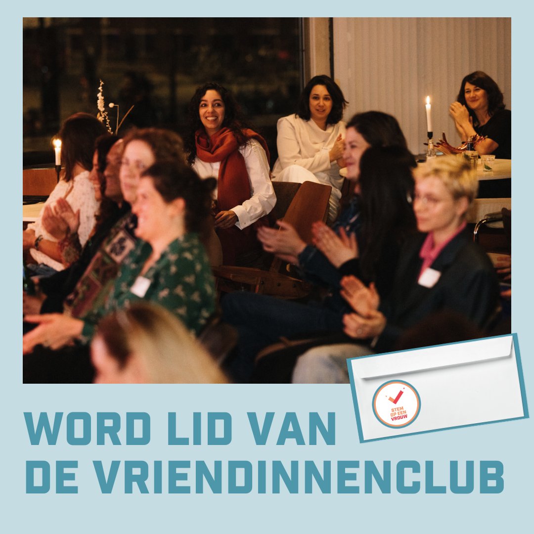 Stem op een Vrouw tweet media