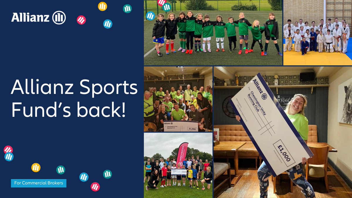 Guess who’s back, back again? Sports Fund’s back, tell a friend! 🏃‍♀️ 

So far, we’ve awarded £380,000 to grassroots sports clubs nominated by our brokers and we’re back for our final round of 2024.  Find out how to nominate your sports club here ow.ly/ycjQ50TQzfC