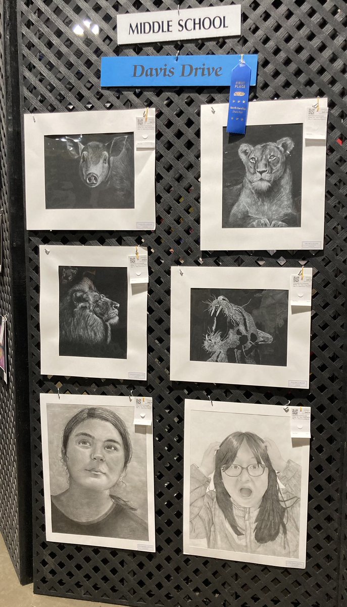 Andrea Croom (@ddmsart) on Twitter photo Congratulations to our 1st Place, Blue Ribbon winning State Fair Artists!! So proud of all your excellent work! <a href="/DavisDriveMS/">Davis Drive Middle School</a> #creativecrew Congratulations to our 1st Place, Blue Ribbon winning State Fair Artists!! So proud of all your excellent work! <a href="/DavisDriveMS/">Davis Drive Middle School</a> #creativecrew