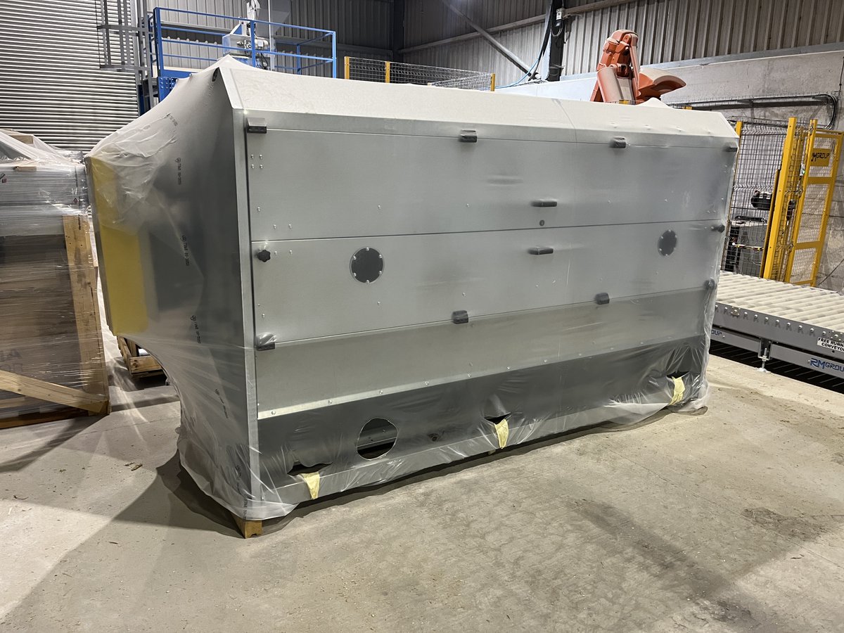 McArthur_Agri's tweet image. A couple of buildings worth of shiny new kit ready for installation in north west England. This installation is for a cereal and pulse dehulling line to product animal feed and pet food ingredients. #grainprocessing #graincleaning #grainsorting #grainstorage