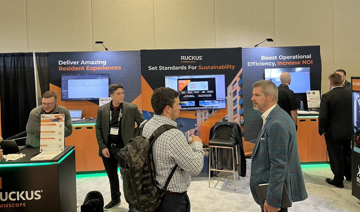 ruckusnetworks's tweet image. #OPTECH2024 is a wrap! 🎉 Thanks to everyone who stopped by Booth #114. We showcased RUCKUS One &amp;amp; #RUCKUS #AI, connected with leaders on transforming #MDU projects, and had great conversations on the future of connectivity. Learn more about our solution: ruckusnetworks.com/solutions/indu…
