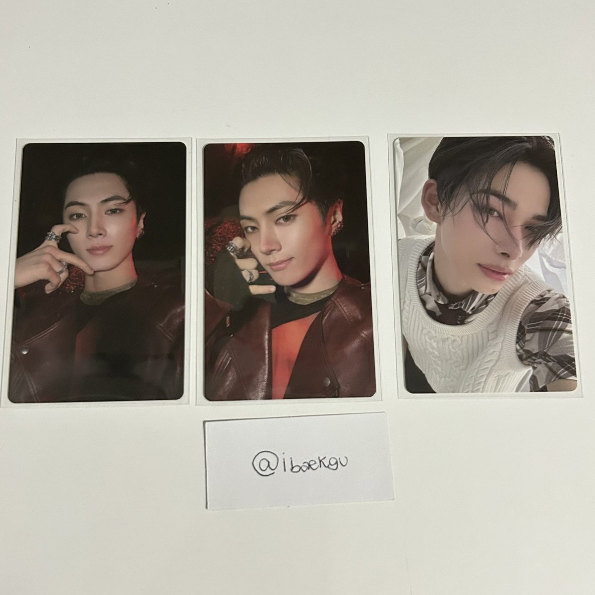 ibaekgu's tweet photo. TROCA / TROCO 

jay concessio e ni-ki arcanum
pelos respectivos do sunghoon 

cada um paga seu frete
tenho feedbacks positivos no fixado https://t.co/ax7giVbqv1
