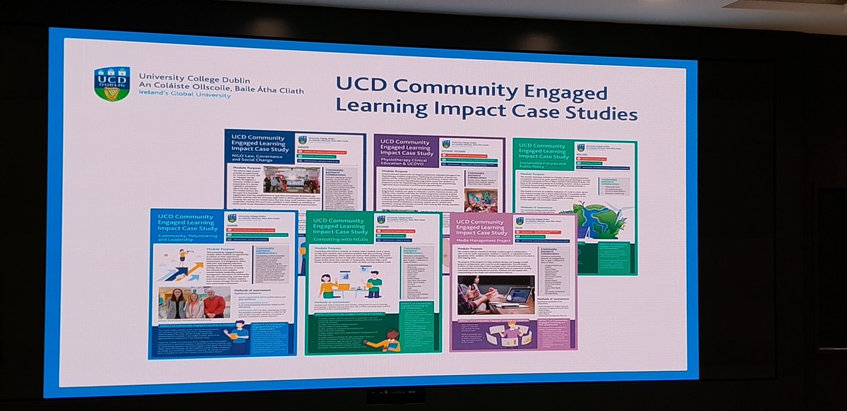 UCD Earth Institute (@ucdearth) on Twitter photo 👏 Wonderful to see <a href="/OrlamKelly/">Orla Kelly 🌍</a>'s <a href="/UCDSocialPWJ/">UCDSocialPolWorkJust</a> work integrating community-engaged learning into her Sustainable Futures + Public Policy module highlighed at today's <a href="/UCDCommunity/">UCD in the Community</a> Engaged Learning Impact case studies launch
🔗 ucd.ie/ucdinthecommun… 👏 Wonderful to see <a href="/OrlamKelly/">Orla Kelly 🌍</a>'s <a href="/UCDSocialPWJ/">UCDSocialPolWorkJust</a> work integrating community-engaged learning into her Sustainable Futures + Public Policy module highlighed at today's <a href="/UCDCommunity/">UCD in the Community</a> Engaged Learning Impact case studies launch
🔗 ucd.ie/ucdinthecommun…