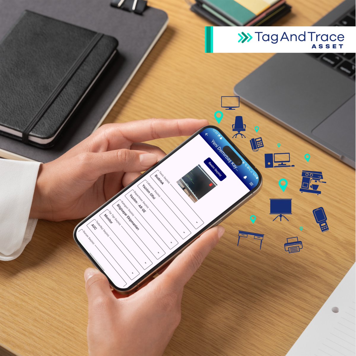 🔜
TagAndTrace ile demirbaşlarınızı akıllıca yönetin!🖥️📱

🤔Neden TagAndTrace Asset?

♦︎Kolay Demirbaş Kaydı
♦︎ Gerçek Zamanlı Takip
♦︎ Bakım Uyarıları

TagAndTrace Asset çok yakında web'te ve App'te! 😉

#TagAndTrace #Asset #demirbaştakibi