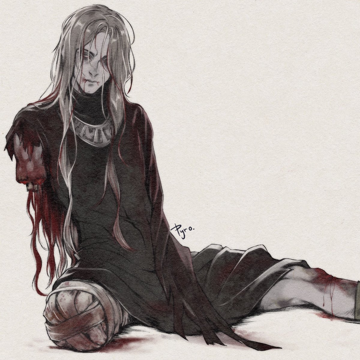 Endgame for Enki sketch 
#FearandHunger #fearandhungertermina #fearandhungerfanart #funger #fungertwt