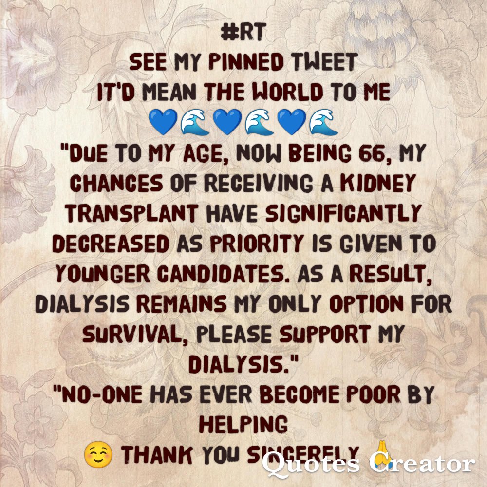 Hyacinth (@oldhyacinth) on Twitter photo A book sale or coffee today is a lifeline in my dialysis journey. Thank you!
<a href="/Pugophile/">PattPug</a>
<a href="/vantahku/">๐ณ๏ธโ๐Tiger Figueroa ๐</a>
<a href="/Jacklynnbj/">Jacklynn</a>
<a href="/aolanisausalito/">Lisa Aolani</a>
<a href="/96Z26/">Lyn ๐ฆ๐ ๐ ~Impeach/Arrest/Convict/Imprison Trump</a>
<a href="/BLegoat/">Bill Legoat</a>
<a href="/glamelegance/">Jules Morgan ๐งธ</a>
<a href="/EagleMacCassady/">Mark {Mac} Cassady ๐๐๐๐ณโ</a>
<a href="/CpHarwell/">CP Harwell โฎ๏ธ</a>
<a href="/bAnnr22/">FTRSD</a>
<a href="/SteveRustad1/">Steve Rustad</a>
@JahrJon
<a href="/StandForBetter/">StandForBetter.org</a>
<a href="/MikeLohr7/">#WagTheDog Tiananmentrump #trumpynomics</a>
<a href="/mxt612/">Mary T ๐๐๐บ๐ธ๐ช๐๐ฆ
</a>
<a href="/Human__KSA/">Hum@n | ๐ธ๐ฆKSA ูููู
ู</a>
<a href="/FrWulff/">Sรธren</a> A book sale or coffee today is a lifeline in my dialysis journey. Thank you!
<a href="/Pugophile/">PattPug</a>
<a href="/vantahku/">๐ณ๏ธโ๐Tiger Figueroa ๐</a>
<a href="/Jacklynnbj/">Jacklynn</a>
<a href="/aolanisausalito/">Lisa Aolani</a>
<a href="/96Z26/">Lyn ๐ฆ๐ ๐ ~Impeach/Arrest/Convict/Imprison Trump</a>
<a href="/BLegoat/">Bill Legoat</a>
<a href="/glamelegance/">Jules Morgan ๐งธ</a>
<a href="/EagleMacCassady/">Mark {Mac} Cassady ๐๐๐๐ณโ</a>
<a href="/CpHarwell/">CP Harwell โฎ๏ธ</a>
<a href="/bAnnr22/">FTRSD</a>
<a href="/SteveRustad1/">Steve Rustad</a>
@JahrJon
<a href="/StandForBetter/">StandForBetter.org</a>
<a href="/MikeLohr7/">#WagTheDog Tiananmentrump #trumpynomics</a>
<a href="/mxt612/">Mary T ๐๐๐บ๐ธ๐ช๐๐ฆ
</a>
<a href="/Human__KSA/">Hum@n | ๐ธ๐ฆKSA ูููู
ู</a>
<a href="/FrWulff/">Sรธren</a>