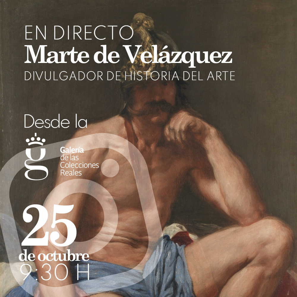 ‼¡Tenemos la primicia que todos los amantes del arte🎨 estabais esperando!

📲Desvirtualizamos a uno de los titanes de las redes sociales, al mismísimo <a href="/MarteVelazquez/">Marte de Velázquez</a>, en #directo 😲

¡Únete al paseo barroco que nos tiene preparado!

📅 25 Oct 
⏰ 9.30h