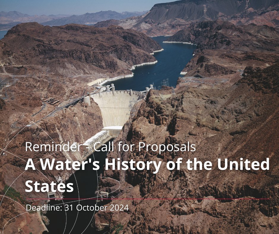 RIASMiddelburg's tweet image. REMINDER!
Our CfP is now on #HNet! In May 2025 the RIAS &amp;amp; @TR_Center will be organizing the conference &quot;A Water&apos;s History of the United States&quot; - deadline for papers: October 31st. tinyurl.com/3avt793d
#conference #waterhistory #bluehumanities #interdisciplinary #CFP  #RIAS