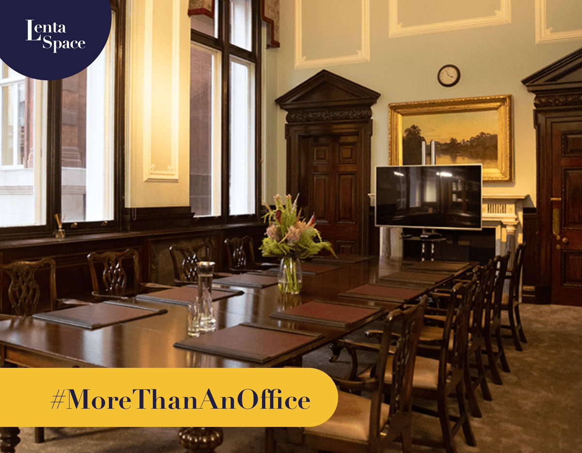 🏢 Token House, our Bank location is a modern office space in a beautiful period property -  With an impressive reception,  large windows and high ceilings, it is a light and welcoming place to base your business.

#MoreThanAnOffice