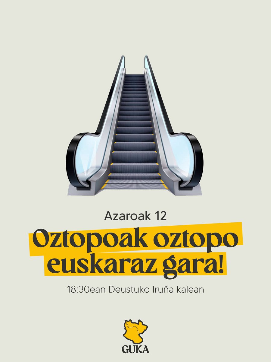 Milaka dira Bilbon euskaraz aurrera egitea eragozten diguten oztopoak, milaka euskaltzaleok ditugun trabak.🚧

Zorionez, badira ere bide hori arintzeko eta bizigarriago egiteko sortu ditugun egitasmoak eta espazioak.🚀

Eta gero eta gehiago izango dira. Bilbo euskaraz dator!💥