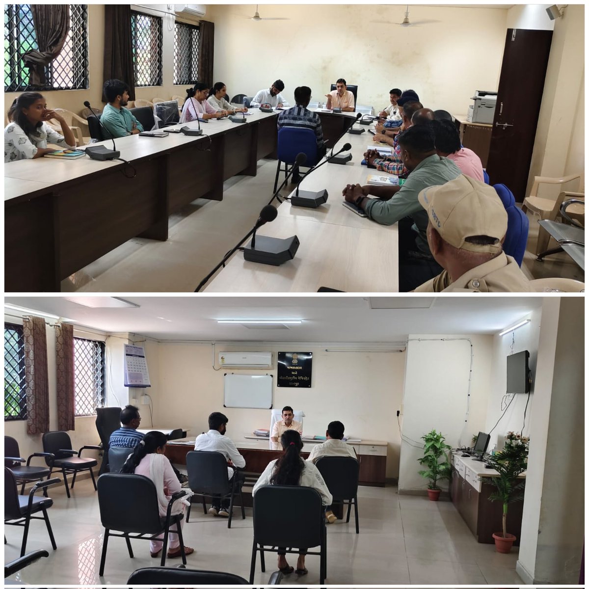 આજ રોજ માન.જિલ્લા વિકાસ અધિકારીશ્રી,દાહોદના અધ્યક્ષ સ્થાને તાલુકા સ્વાગત કાર્યક્રમનું આયોજન કરવામાં આવ્યું.જેમાં અધ્યક્ષ સ્થાનેથી અરજદારશ્રીની રજૂઆતના સંદર્ભમાં સંબંધિત વિભાગને ઉકેલ માટે જરૂરી સુચના આપવામાં આવી.<a href="/CMOGuj/">CMO Gujarat</a> <a href="/CollectorDahod/">Collector Dahod</a> <a href="/Prantofficelim1/">SDM Limkheda</a>