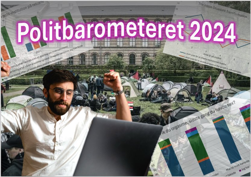 runesqvist's tweet photo. Politbarometeret 2024 er landet! Læs med når vi afslører hvor man finder MAGA-politterne, hvilken type polit der får mest i løn (er det mon dem der drømmer om et hus på Strandvejen?), og hvem der får flest orgasmer. Nu med T=3. 

https://t.co/bhh9GXzITT https://t.co/4y4UNOxoUh
