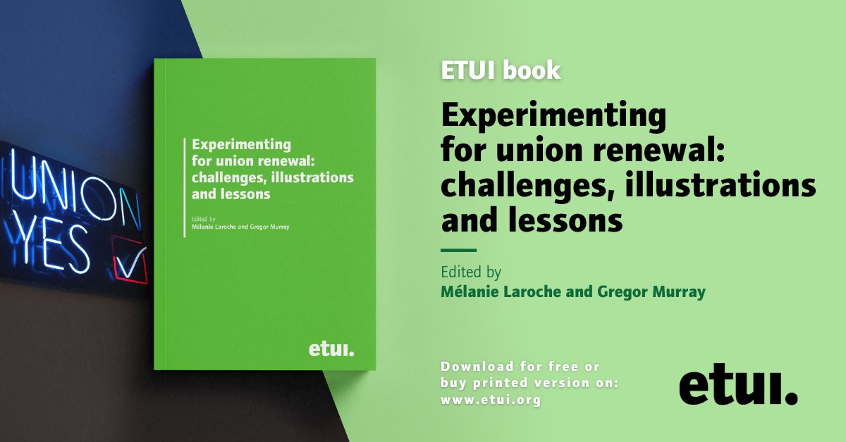 🌍 #TradeUnions across the globe face a range of disruptions that are destabilising traditional structures, practices and strategies

✊ But #unions and #workers are also displaying creativity and resilience in how they are responding 

📗 This new book draws on in-depth analysis