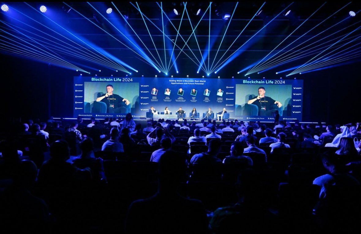 Cryptosconsults's tweet image. Exciting Insights Live from Blockchain Life Dubai  2024. 

👉 More Here: linkedin.com/posts/cryptos-… #Dubai #Blockchain #Crypto #VirtualAssets