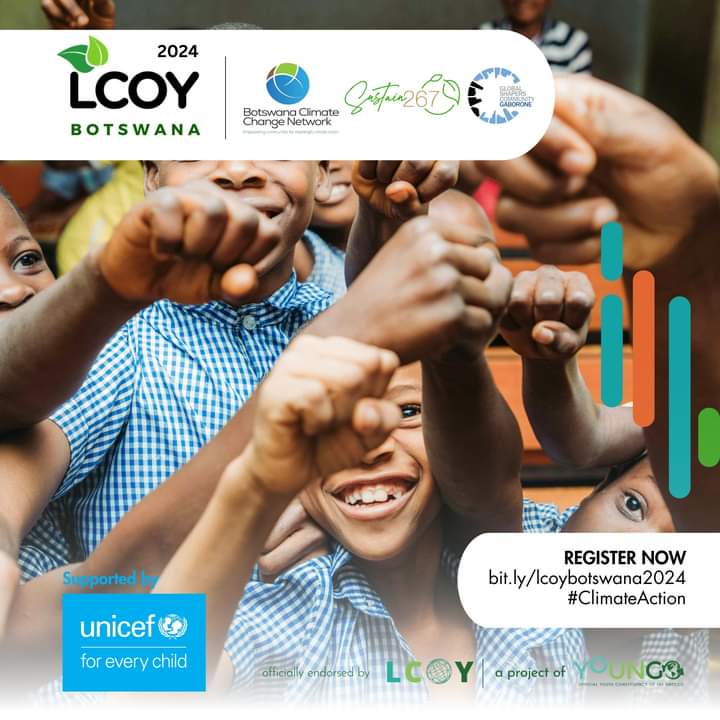 We are the Children and Youth of Botswana, and we Demand Sustainable Action on Climate Change. <a href="/UNICEF/">UNICEF</a> <a href="/PACJA1/">PACJA</a> <a href="/BCC_Network/">Botswana Climate Change Network</a>
#LCOYBotswana #YouthForClimate #ClimateActionNow #YouthPower
#LCOYBotswana24 #ClimateChampion #YouthForClimate #ClimateActionNow