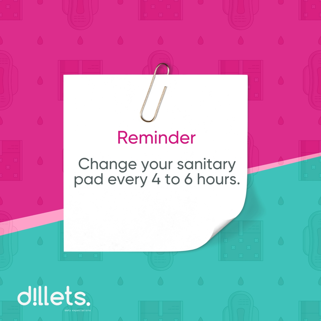Dillets_sa's tweet photo. 🚨 Health tip: Change your pad every 4-8 hours!
Leaving it longer risks:

Bacterial growth
Unwanted odour
Skin irritation

Stay fresh &amp; protected with Dillets Sanitary Pads - designed for all-day comfort &amp; confidence ✨
#MenstrualHealth #PeriodCare #DilletsCares https://t.co/hxmEZoJA7y