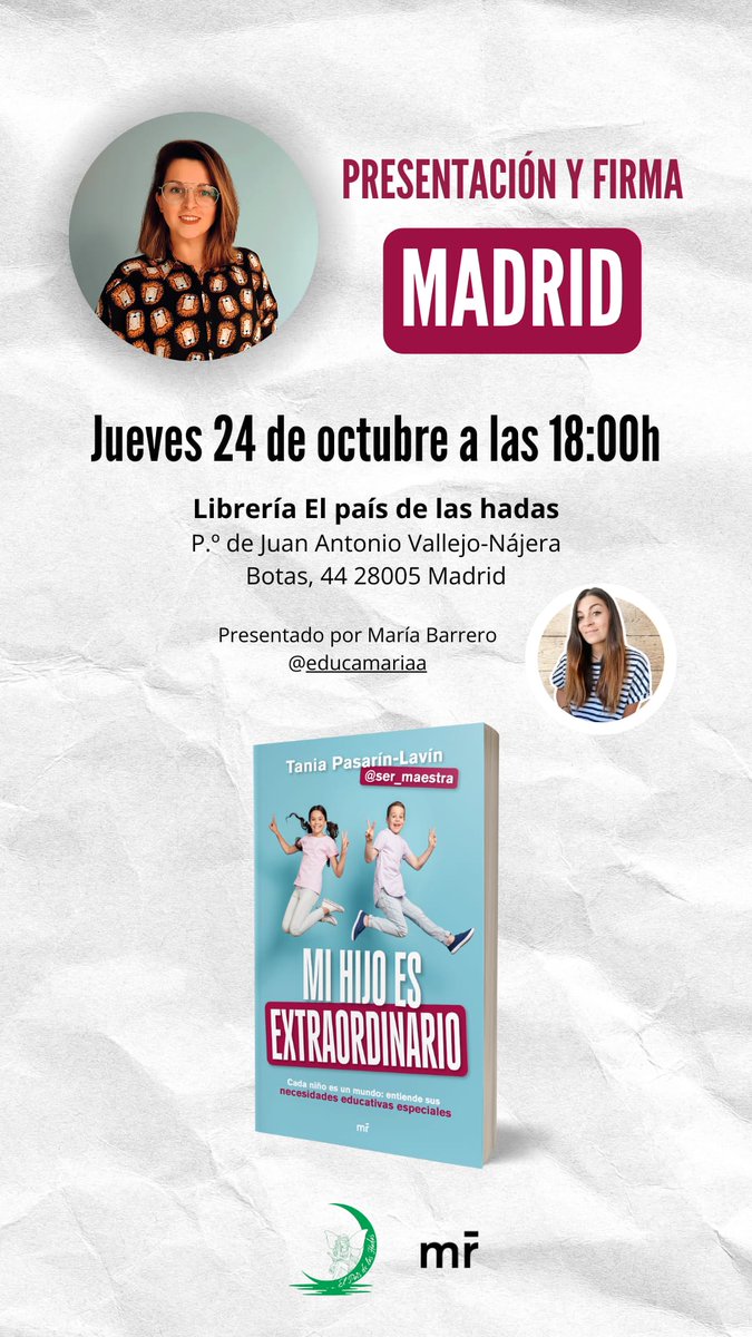 Os esperamos mañana.📚😀