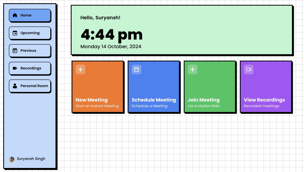 suryxnshsingh's tweet image. 🚀 OcuLink is live – a video conferencing platform built with Next.js, TypeScript following NeoBrutalism! It includes meeting controls, recording, and screen sharing.
🔗 Try it: oculink.vercel.app
#NextJS #TypeScript #WebDev #TailwindCSS #OpenSource #VideoCalling #ReactJS