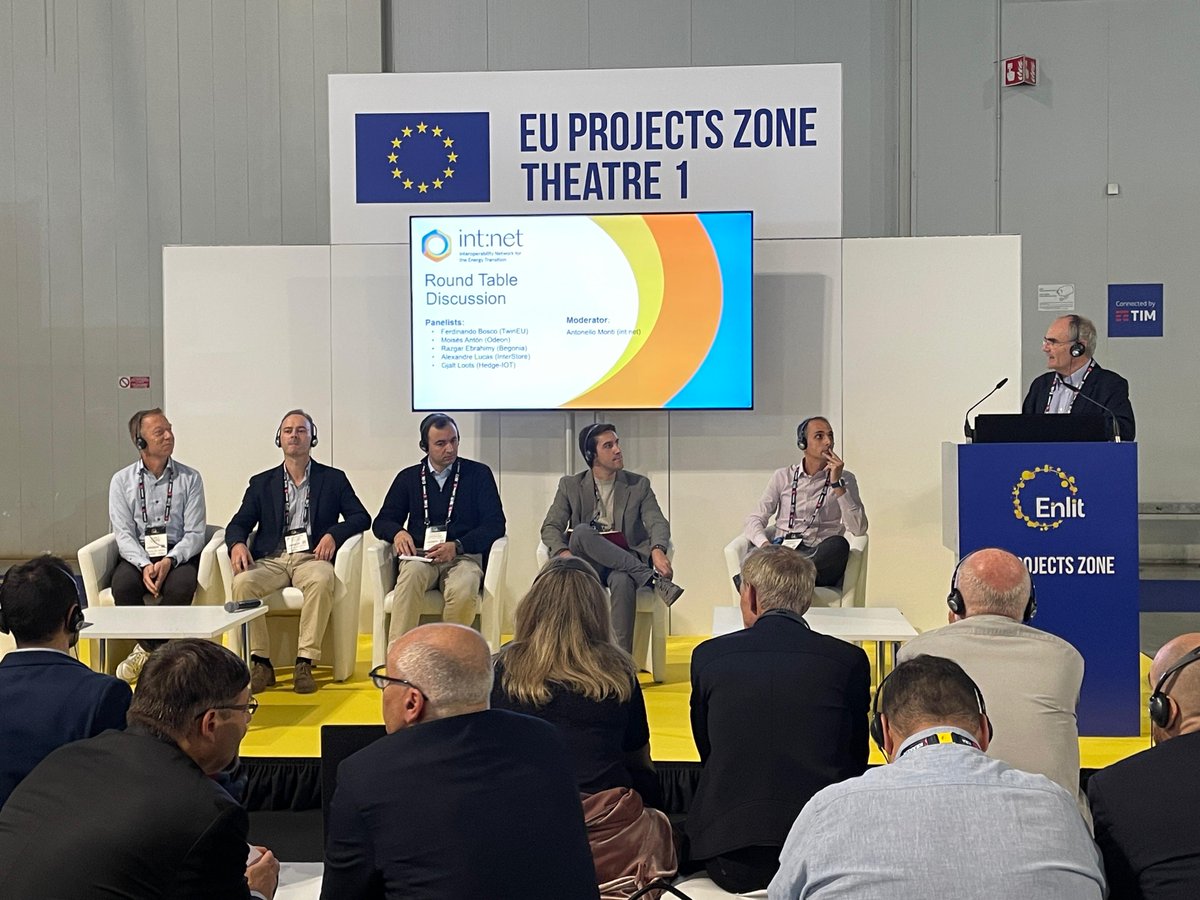 odeonEU's tweet image. 👋We&apos;re taking part in the @Enlit_Europe Hub session &apos;Energy Data Spaces&apos; at the EU Project Zone, showcasing the achievements of the #EnergyDataSpace Cluster Projects alongside other innovative projects.

#EnergyData  #HorizonEU #energysector #EnlitEurope