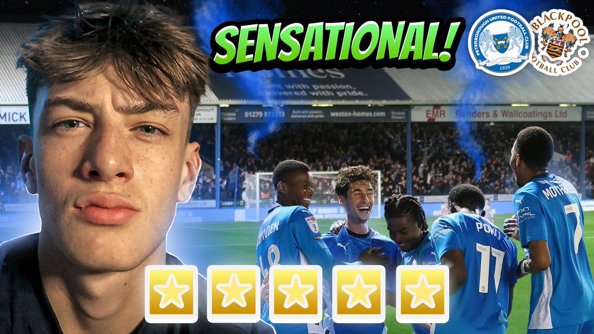 WHAT A GAME, my personal favourite vlog so far this season, caught every goal! 

6 GOAL THRILLER as PETERBOROUGH UNITED DESTROY BLACKPOOL FC

RT'S APPRECIATED 🙏

Watch here 👇
youtu.be/DsDnqw_j8s4 

#pufc #utmp