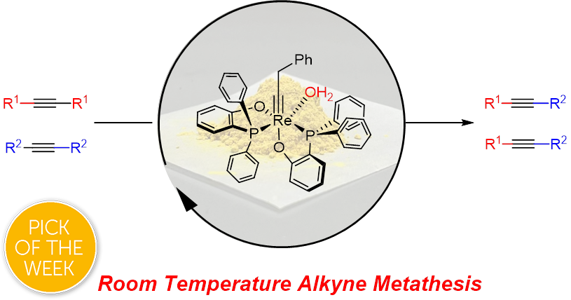 ChemicalScience's tweet photo. Today's #ChemSciPicks is from @MingxuCui, Ian D. Williams, Guochen Jia et al. and explores efficient and air-stable d2 Re(V) alkylidyne catalysts for room temperature alkyne metathesis.
Check out the paper online now: https://t.co/JXFGzLU2wy https://t.co/2R1kERXC2R