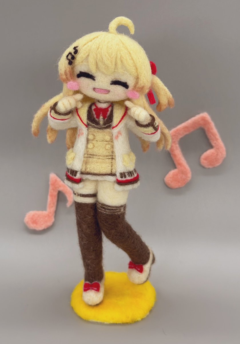 Cucurbitahead's tweet photo. フェルトで奏ちゃん作りました

 #Artnose https://t.co/lgQr1xymHo