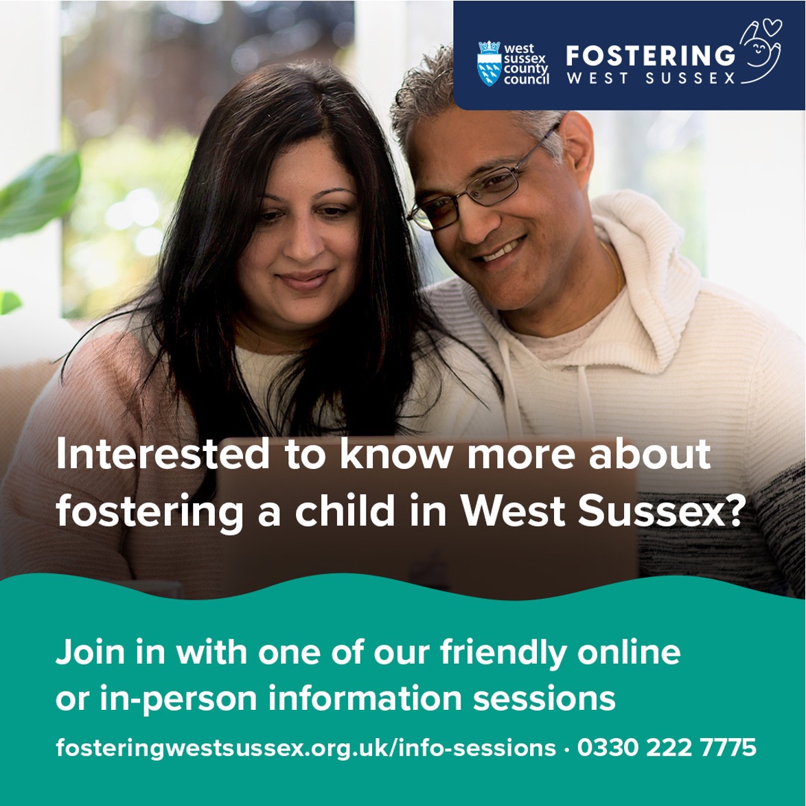 FosterWSCC's tweet image. Don't miss out! It’s not too late to book your place to join us from 12-1pm tomorrow for an insightful information session about fostering! 

Reserve your spot now ➡️ fosteringwestsussex.org.uk/info-sessions/

#westsussex #fostering