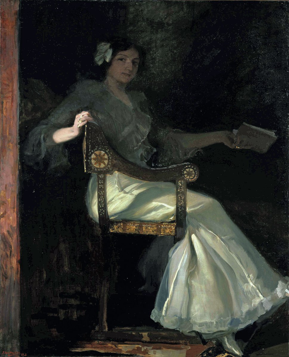 Museo Sorolla (@museosorolla) on Twitter photo 🔸“Clotilde en traje blanco”, 1902, The Hispanic Society Museum & Library <a href="/HSAmuseum/">Hispanic Society Museum & Library</a>
🎨Hoy, en #UnRetratoDeSorolla, os traemos un retrato de Clotilde realizado en 1902. Aparece elegantemente sentada sobre una silla de caderas, como las que tenemos en el <a href="/MuseoSorolla/">Museo Sorolla</a> 🔸“Clotilde en traje blanco”, 1902, The Hispanic Society Museum & Library <a href="/HSAmuseum/">Hispanic Society Museum & Library</a>
🎨Hoy, en #UnRetratoDeSorolla, os traemos un retrato de Clotilde realizado en 1902. Aparece elegantemente sentada sobre una silla de caderas, como las que tenemos en el <a href="/MuseoSorolla/">Museo Sorolla</a>