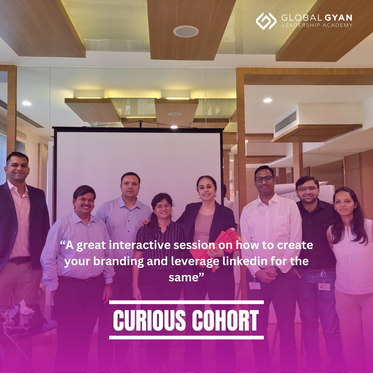 Global_Gyan's tweet photo. 🌟Thrilled to announce our recent in-person workshop for RPG Raychem’s Future Leaders Board (FLB) Batch on Building Your Personal Brand! Led by @BeingSuman, it was packed with insights and strategies to enhance their Professional presence.  #PersonalBranding #CorporateTraining https://t.co/9nJju996hf