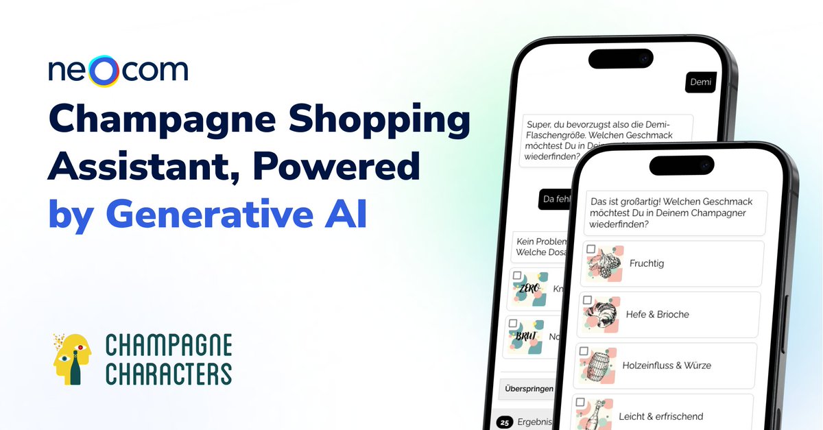 🍷 Not sure which wine to pick?
Champagne Characters now offers AI-powered wine recommendations, just like in-store consultations. Try it here: hubs.la/Q02VgW6C0

#genAI #ShoppingAssistant #Neocom #ProductDiscovery #Wine