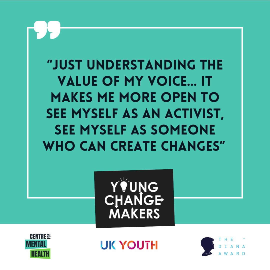 Through our Young Changemakers programme with <a href="/DianaAward/">The Diana Award</a> and <a href="/UKYouth/">UK Youth</a> young Black people have been reimagining mental health support and bringing their ideas to life.

Find out how this project has been addressing racial injustices in mental health: centreformentalhealth.org.uk/publications/a…