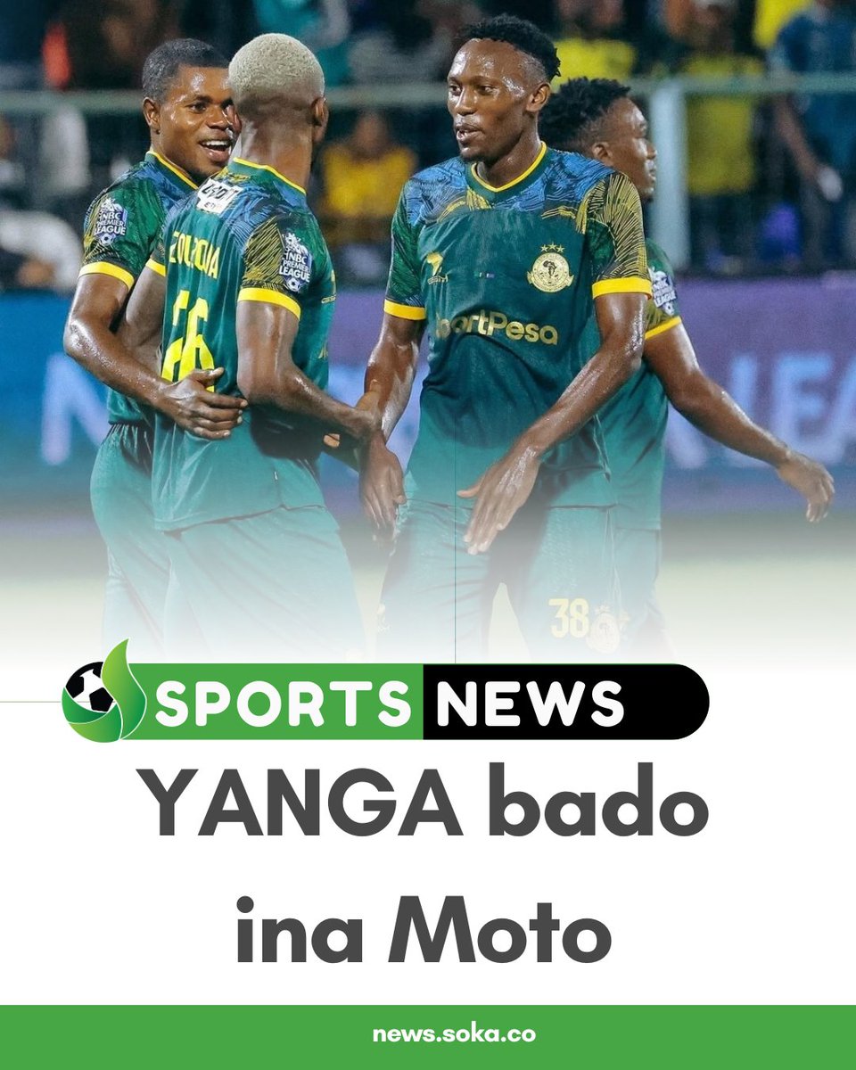 soka_app's tweet photo. Yanga imeendelea kutetea taji la Ligi Kuu baada ya kuichapa JKT Tanzania mabao 2-0 katika Uwanja wa Azam Complex. Ushindi huu ni wa sita mfululizo msimu huu bila kuruhusu bao. Yanga sasa imecheza mechi 51 mfululizo za Ligi Kuu... 

Endelea kusoma hapa https://t.co/qxf2BKhu2H https://t.co/pFJn5oVhF2