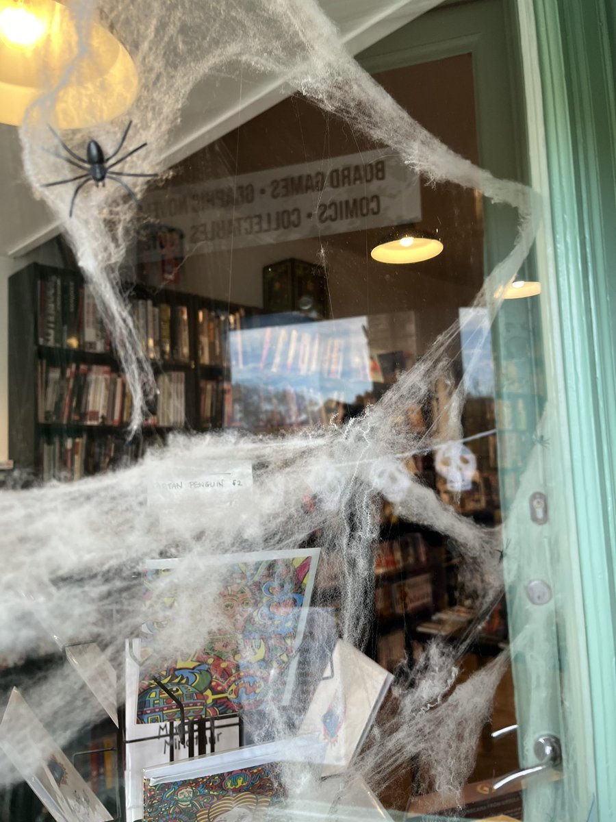 PeeblesComics's tweet photo. 🎃 Getting ready for Halloween 🎃 
Lots of spoooooky games, books and toys in store and online now! https://t.co/oYc1q9Lwt1
