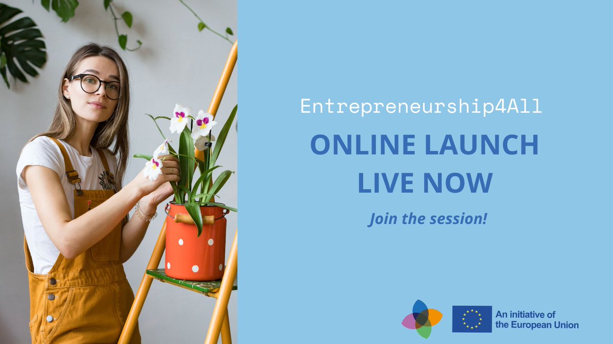 🚨Happening Today! The #Entrepreneurship4All launch event starts at 10:30 CET. Join us for a deep dive into digital learning, innovation, and entrepreneurship skills. Be part of the movement to empower Europe's entrepreneurs! Connect now us06web.zoom.us/j/84084010717
#E4All
