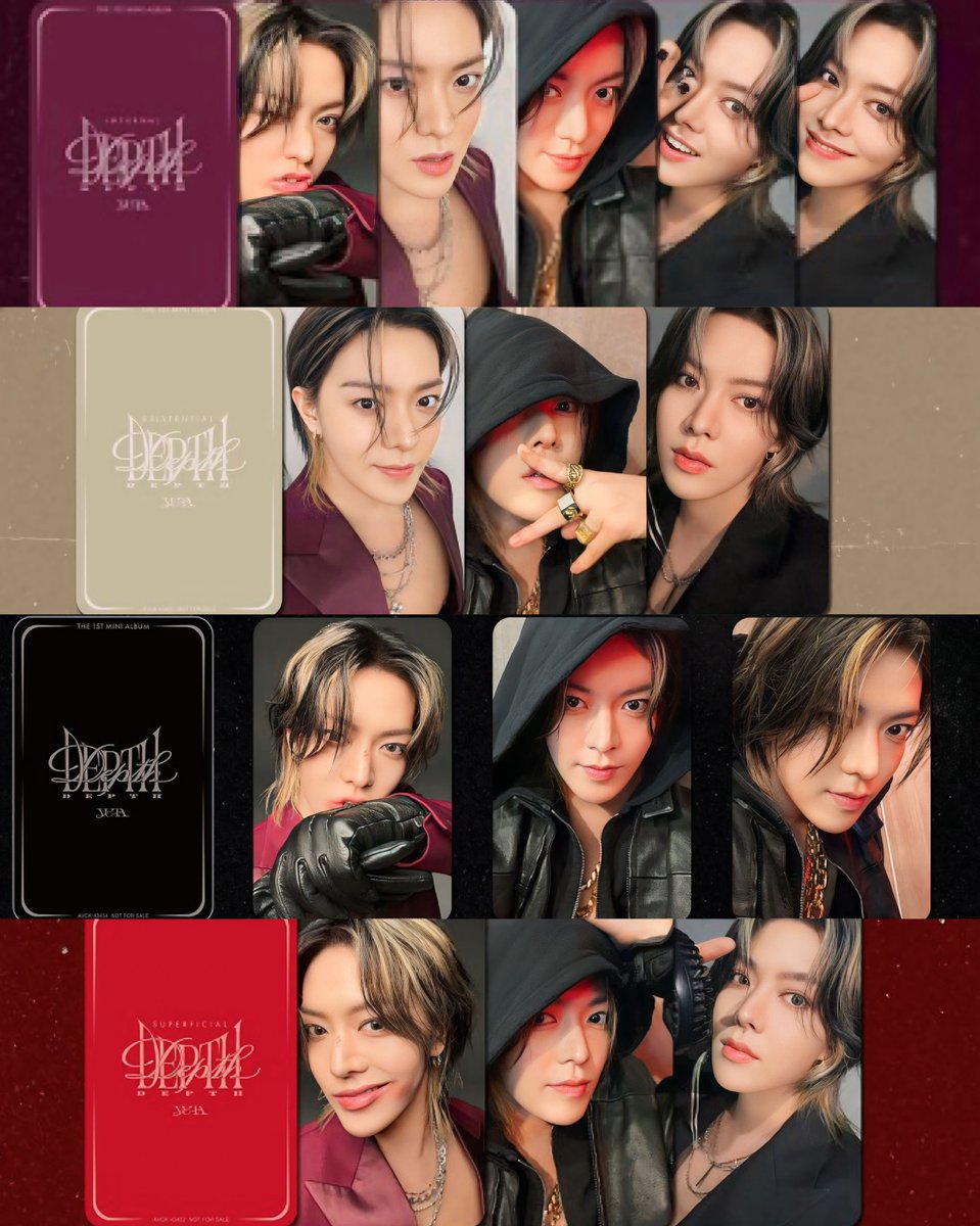 トレカのビジュが全て良すぎる( ᵒ̴̶̷̤◦ᵒ̴̶̷̤ )💕💗

#YUTA #유타 #ユウタ 
#OffTheMask #YUTA_OffTheMask
#Depth #YUTA_Depth 
#NCT #NCT127