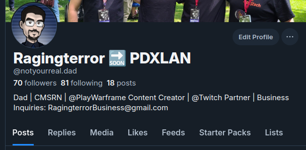 Probably going to start migrating over to the other app  very soon. Have had an account ready to go there for a while now...