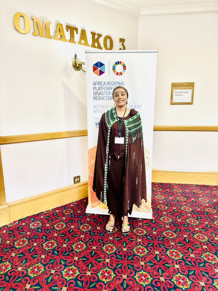 Thrilled to be at the #AFRP9 in Windhoek! Grateful to <a href="/UNFPAKen/">UNFPA in Kenya</a> <a href="/namengeson/">John Wafula</a> for their invaluable support as we work towards a resilient Africa and advance the Sendai Framework. Let’s make meaningful strides together! #AfRP9 #ResilientAfrica <a href="/UNDRR/">UNDRR</a> <a href="/unwomenkenya/">UN Women Kenya</a>