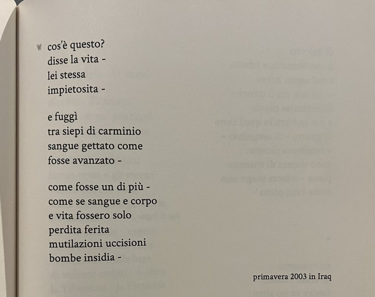 sangue gettato come
fosse avanzato

Anna Cascella Luciani