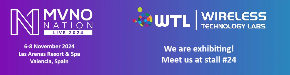 WTechLabs's tweet image. We are excited to announce we will be exhibiting at MVNO Nation in Valencia, November 6-8,2024.   We would love to meet with you during the event to discuss how we can collaborate
contact us at sales@wtl.be to schedule a meeting /drop by our booth #24, located on the top floor.