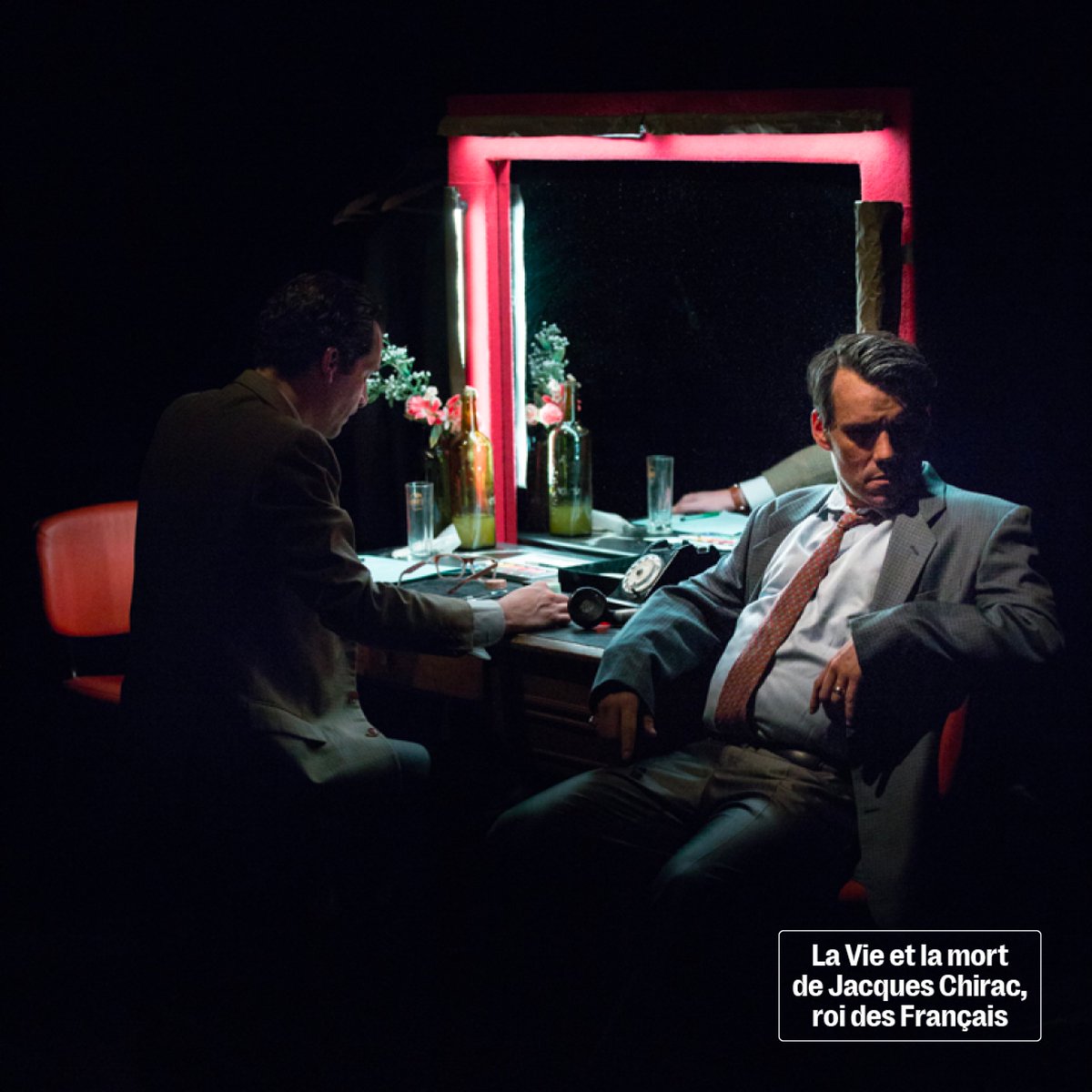 Une série théâtrale de six spectacles dont l’objectif est de faire le portrait de chacun des huit Présidents de la Ve République, de C. de Gaulle à E. Macron...

En ce moment, c'est au tour de Jacques Chirac au Petit Saint-Martin : bit.ly/4eYGiyx