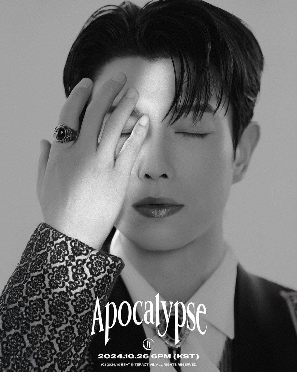 official_fore's tweet photo. [ #FORESTELLA_NEWSONG ]

Digital Single ‘𝗔𝗽𝗼𝗰𝗮𝗹𝘆𝗽𝘀𝗲’

Concept Photo ver.2
#BaeDoohoon 

🎧 Release on
2024.10.26 6pm (KST)

#포레스텔라 #배두훈 #아포칼립스 
#Forestella #Apocalypse https://t.co/7RplMOw5UJ