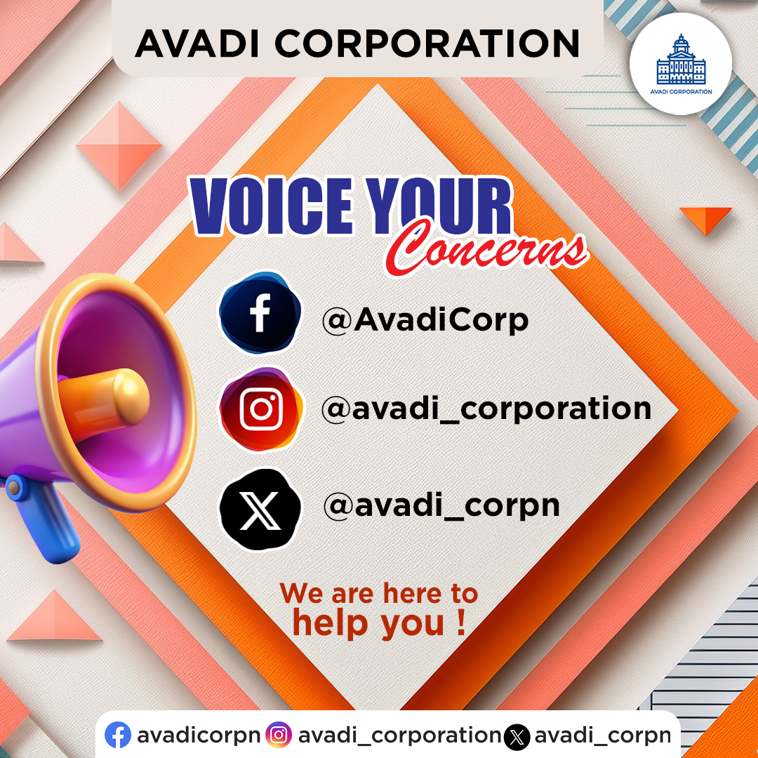 Voice your Concerns

#Avadicorp | <a href="/CMOTamilnadu/">CMOTamilNadu</a> | <a href="/KN_NEHRU/">K.N.NEHRU</a>