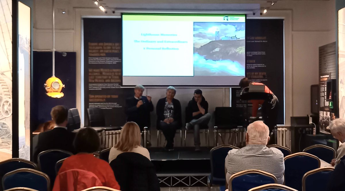 Our final day starts with a discussion on the importance of capturing, preserving, &amp; sharing the unique perspectives &amp; stories associated with keepers &amp; families.Panel of Ted Kennedy(keeper),Fergus Sweeney <a href="/BlacksodLight/">Blacksod Lighthouse</a> (Child of keeper)&amp; Marian Curtin(Daughter )#GLHGathering24