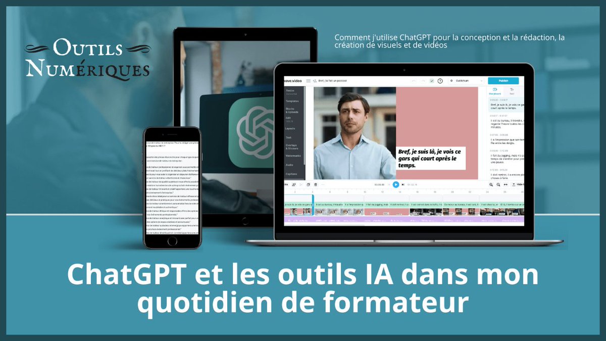 Comment j'utilise #ChatGPT et d'autres outils IA dans mon quotidien de formateur : objectifs et déroulés pédagogiques, étude de cas, réalisation de visuels et vidéos

outilsnum.fr/chatgpt-outils…