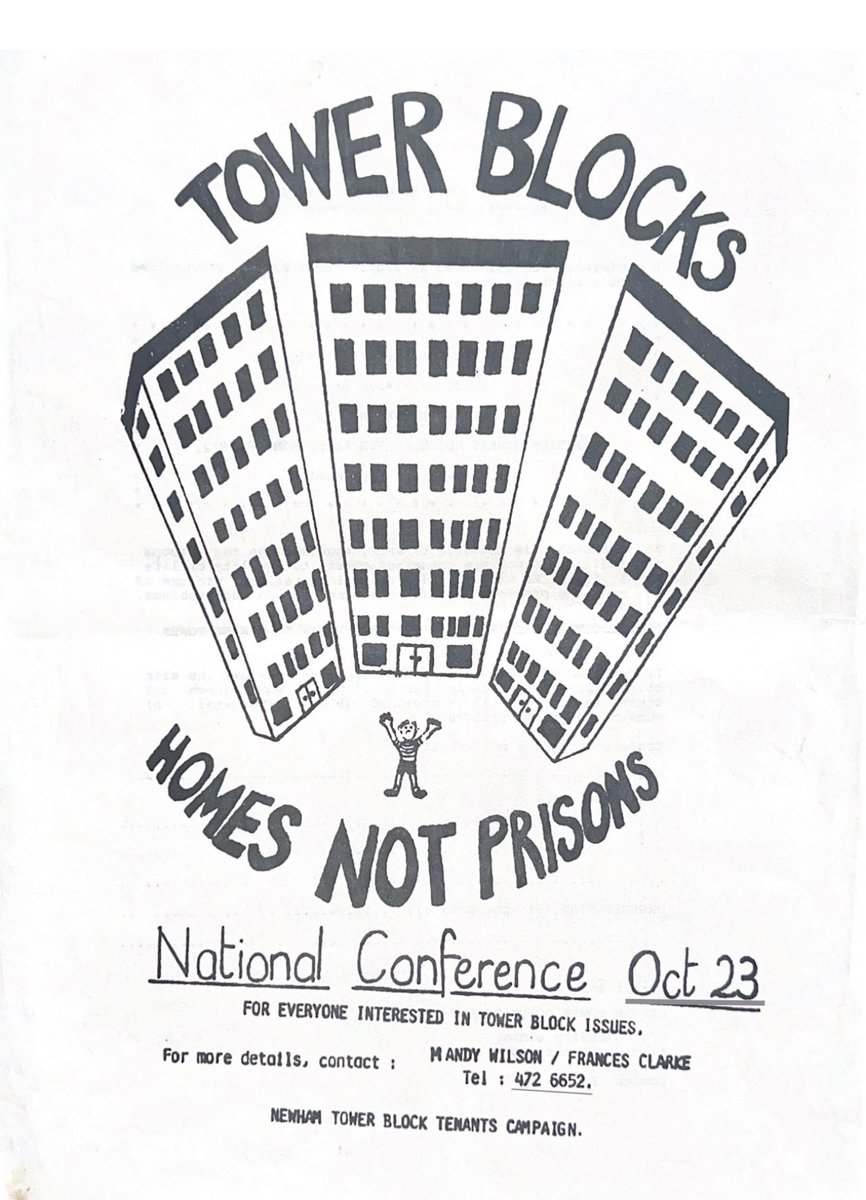 Today marks 41 years since the first National Tower Blocks conference and our campaign continues! We have now moved over to Instagram, give us a follow instagram.com/towerblocks_uk/